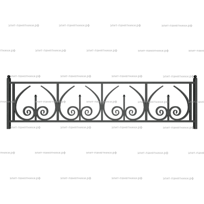Ограда металлическая № 32