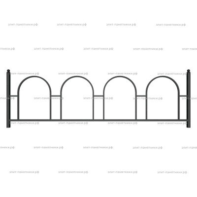 Ограда металлическая № 20